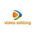 логотип видео технологии редактирования