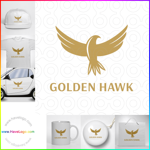 логотип золотые крылья - 52031