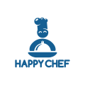 логотип Счастливый шеф повар
