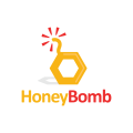 логотип Медовая бомба