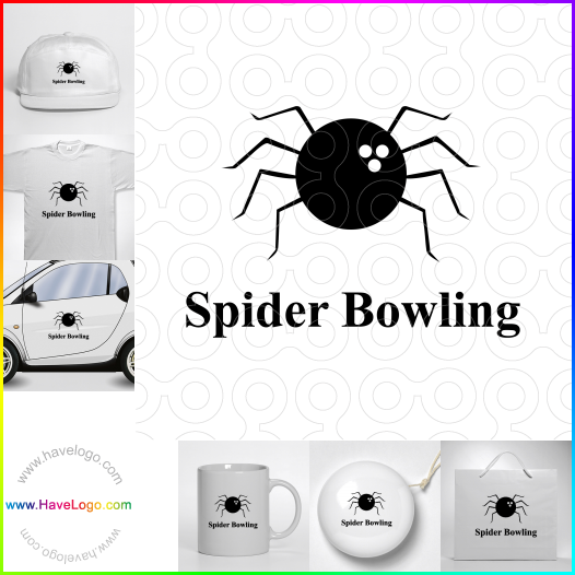 Spinnen Bowling logo 64809