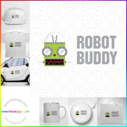 логотип робот - 2420