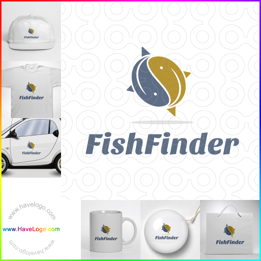 購買此魚餌店logo設計42272