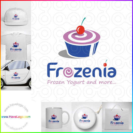 このアイスクリームのロゴデザインを購入する - 47282