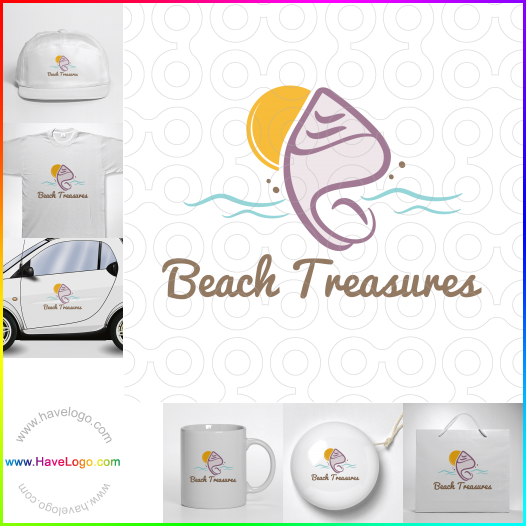 логотип пляж продукты - 39019