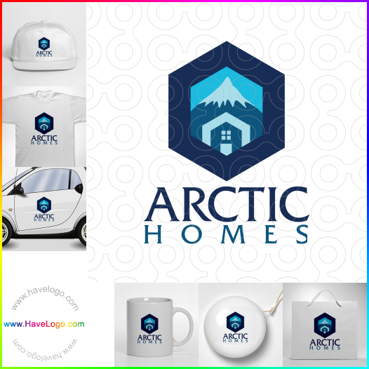 логотип Арктические дома - 62504
