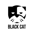 логотип Черный кот