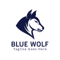 Blauer Wolf logo