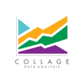 логотип Анализ данных коллажа