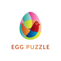 логотип Яйцо головоломка