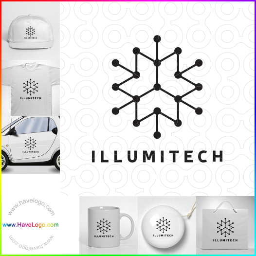 このIllumiTechのロゴデザインを購入する - 61021