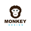 猴子的設計Logo