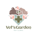 獸醫的花園 寵物診所Logo