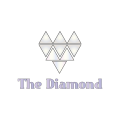 標誌克拉豐富款式輕裊裊夾設計紅寶石通信企業品牌理念的時尚概念珠寶貿易收集寶石藍色水晶奢華生活方式的鉆Logo