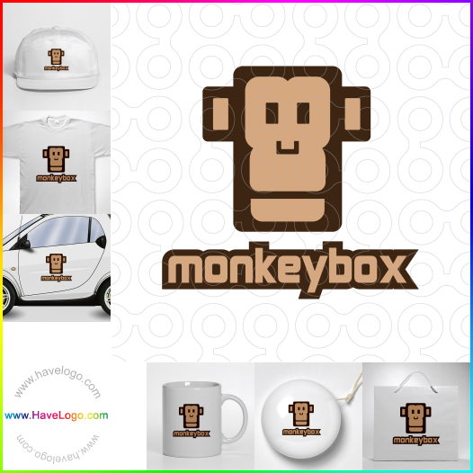 購買此猴子logo設計20821