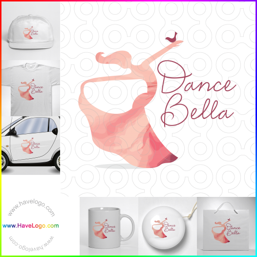 логотип балетная студия танца - 31008