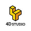 3D-Modellierung Haus Logo