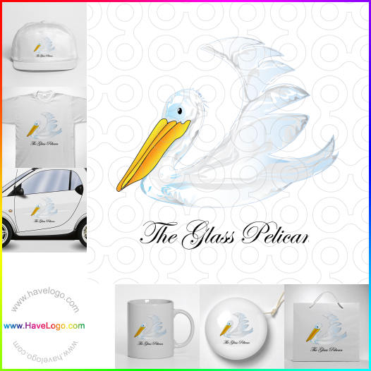 логотип пеликан - 27837