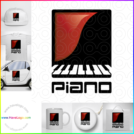 購買此鋼琴logo設計56958