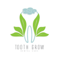 логотип стоматологическая зеленый
