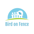 логотип Птица на заборе