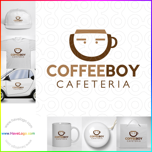 購買此咖啡男孩logo設計65923