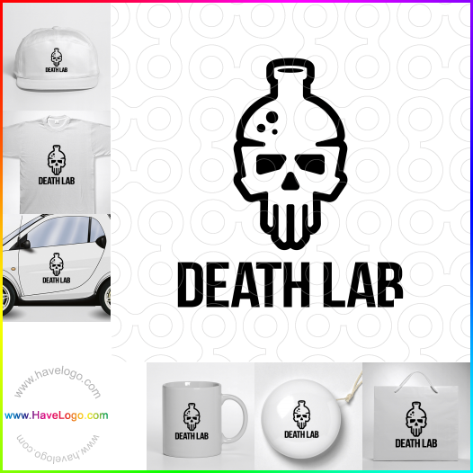 この死の研究室のロゴデザインを購入する - 60536
