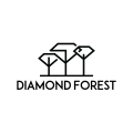 логотип Алмазный лес
