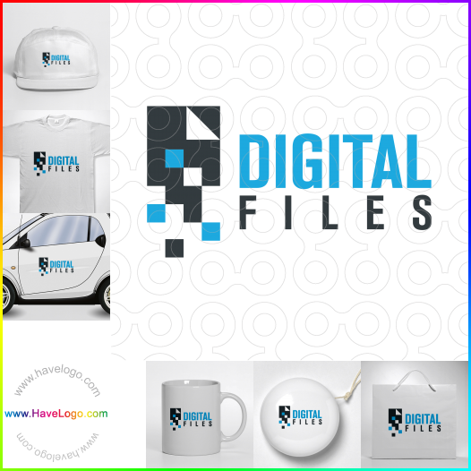 логотип Цифровые файлы - 67358