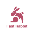  Fast rabbit  Logo
