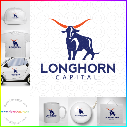 このLonghorn Capitalのロゴデザインを購入する - 63692