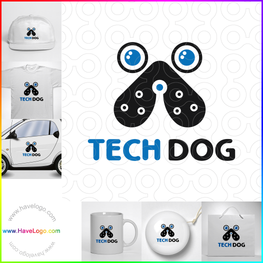 このTech Dogのロゴデザインを購入する - 67004
