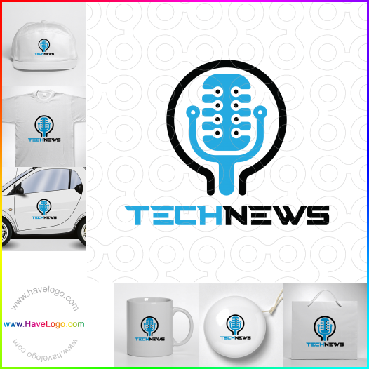 このTech Newsのロゴデザインを購入する - 60280