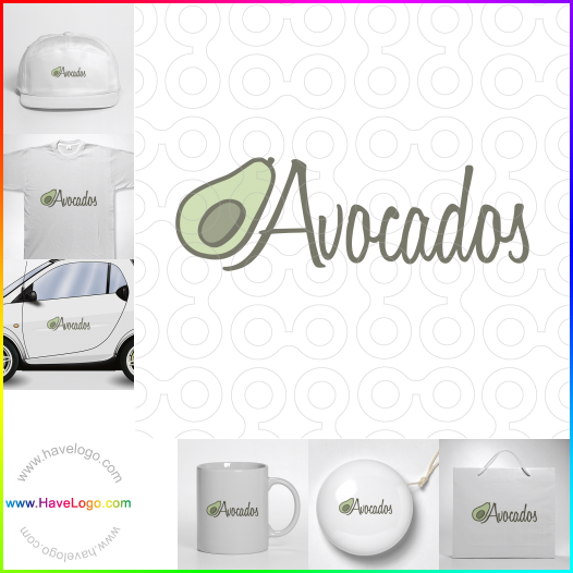 логотип авокадо - 24642