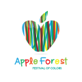 логотип лес