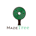  maze tree  logo