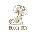 логотип собака ходок