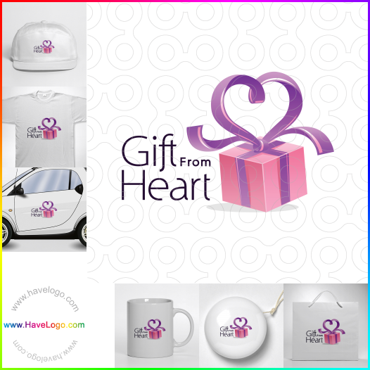 логотип магазин подарков - 59790