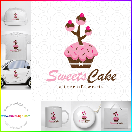 hausgemachte Cupcakes logo 46452