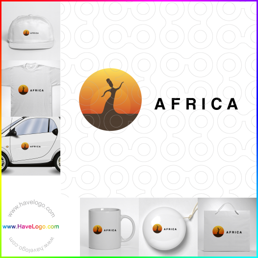 購買此非洲logo設計61743