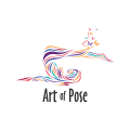 логотип Искусство Позы