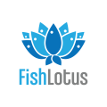  Fish Lotus  logo