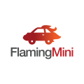 Flammender Mini logo