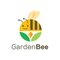 花園裡蜜蜂Logo