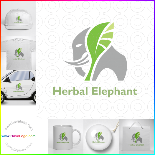 логотип Травяной слон - 61644