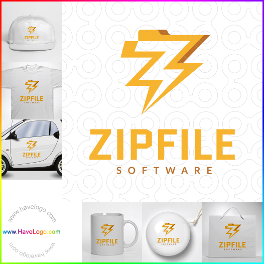 このZipファイルのロゴデザインを購入する - 67262