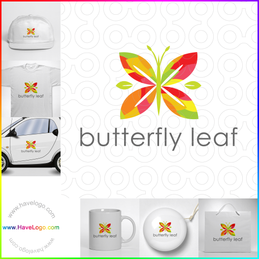 購買此蝴蝶logo設計22666