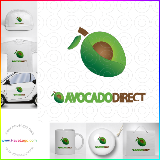 логотип авокадо - 7512