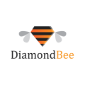 鑽石的蜜蜂Logo