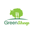 логотип Зеленая овца